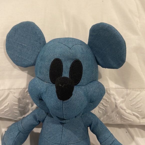 Mickey Mouse Disney X AE American Eagle Blue Denim Special Edition Plush - Picture 2 of 8